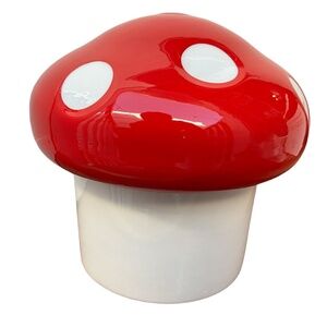 Ceramic Mushroom Cookie Jar, Brand Earthbound Trading Company